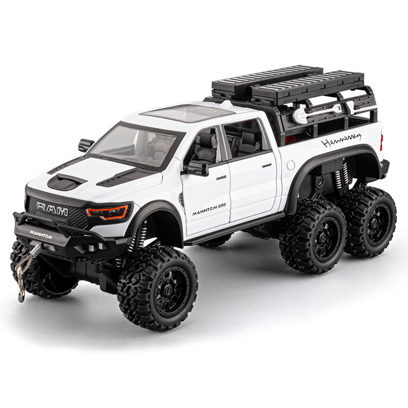 Metal Car Model - Dodge RAM 1000 TRX Mammoth  / 8 inch 22cm  /  1：24  - FREE Shipping