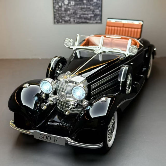 Metal Car Model - Benz 500K  / 8 inch 22cm  /  1：24  - FREE Shipping